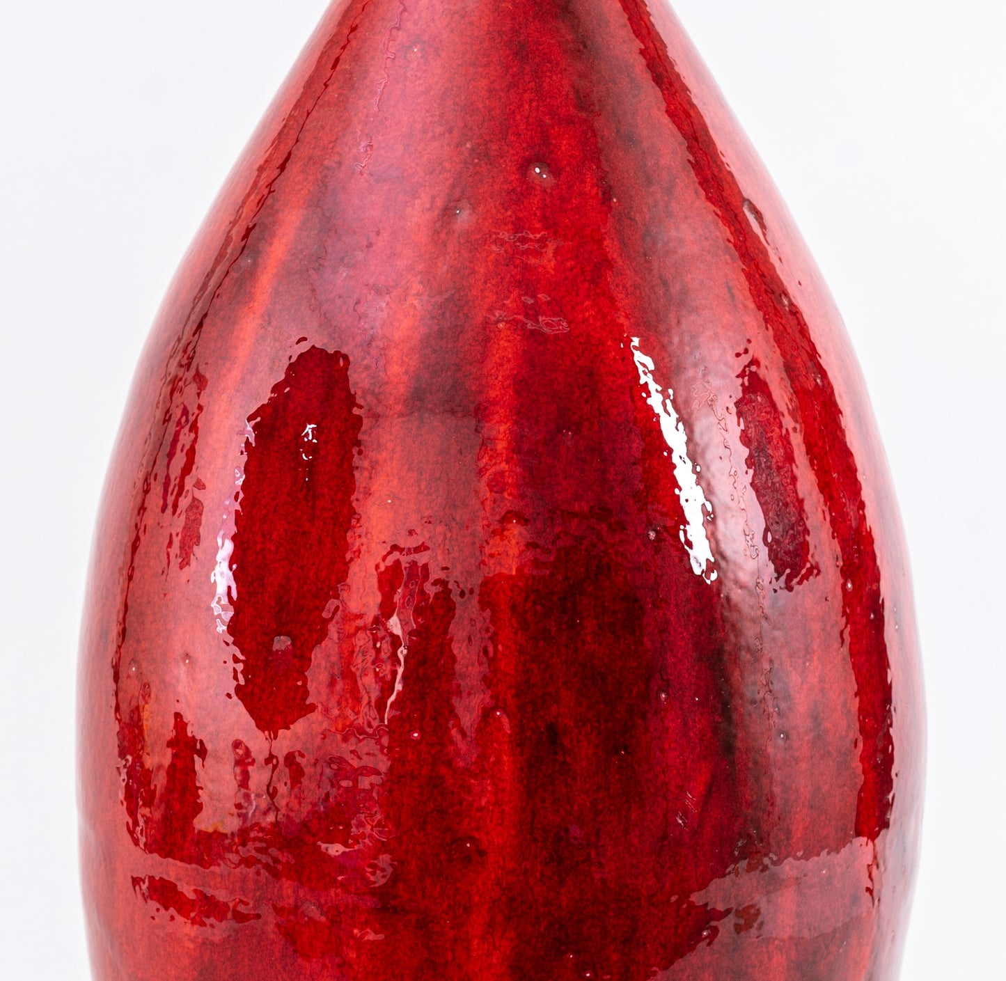 Big Red Ceramic Bottle