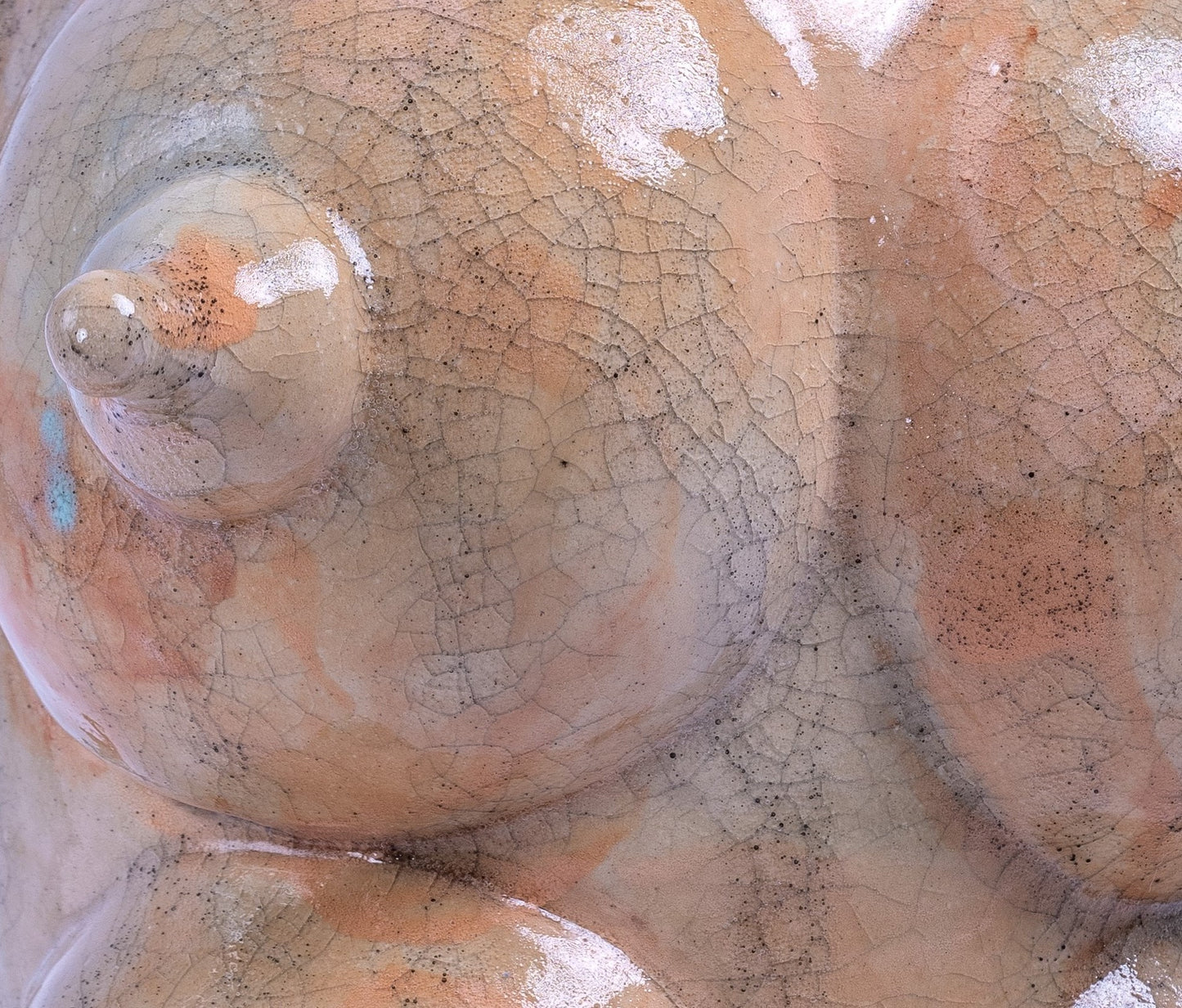 Bold & Witty: Breast Form Crackle Vase