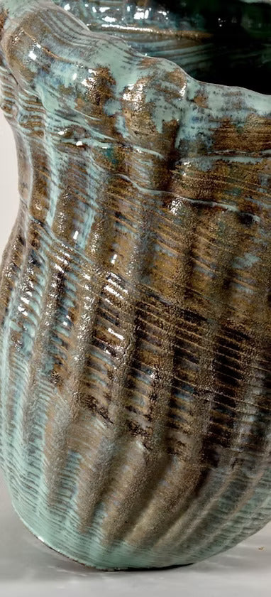 Decorative Big Seashell Vessel by Jacaranda Kori