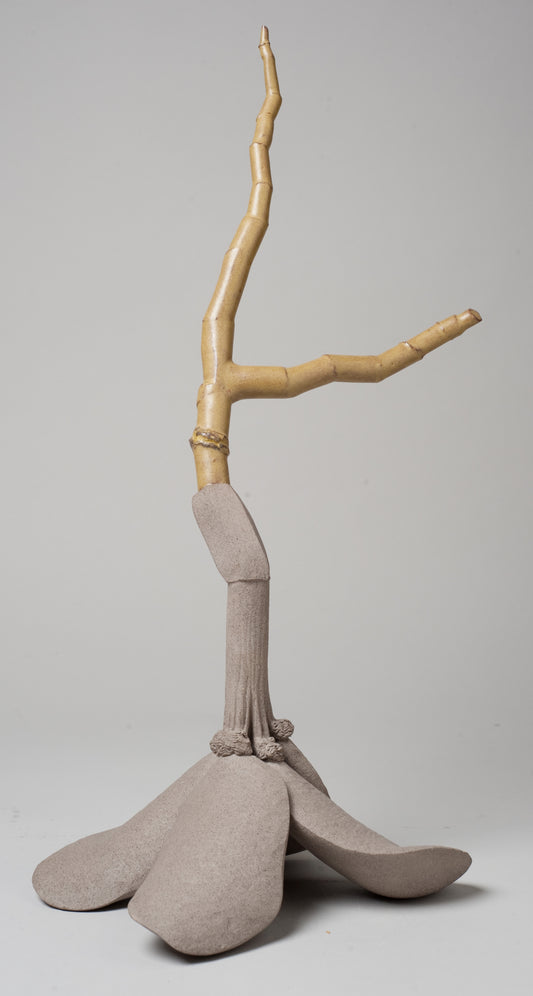 Feather with a stick