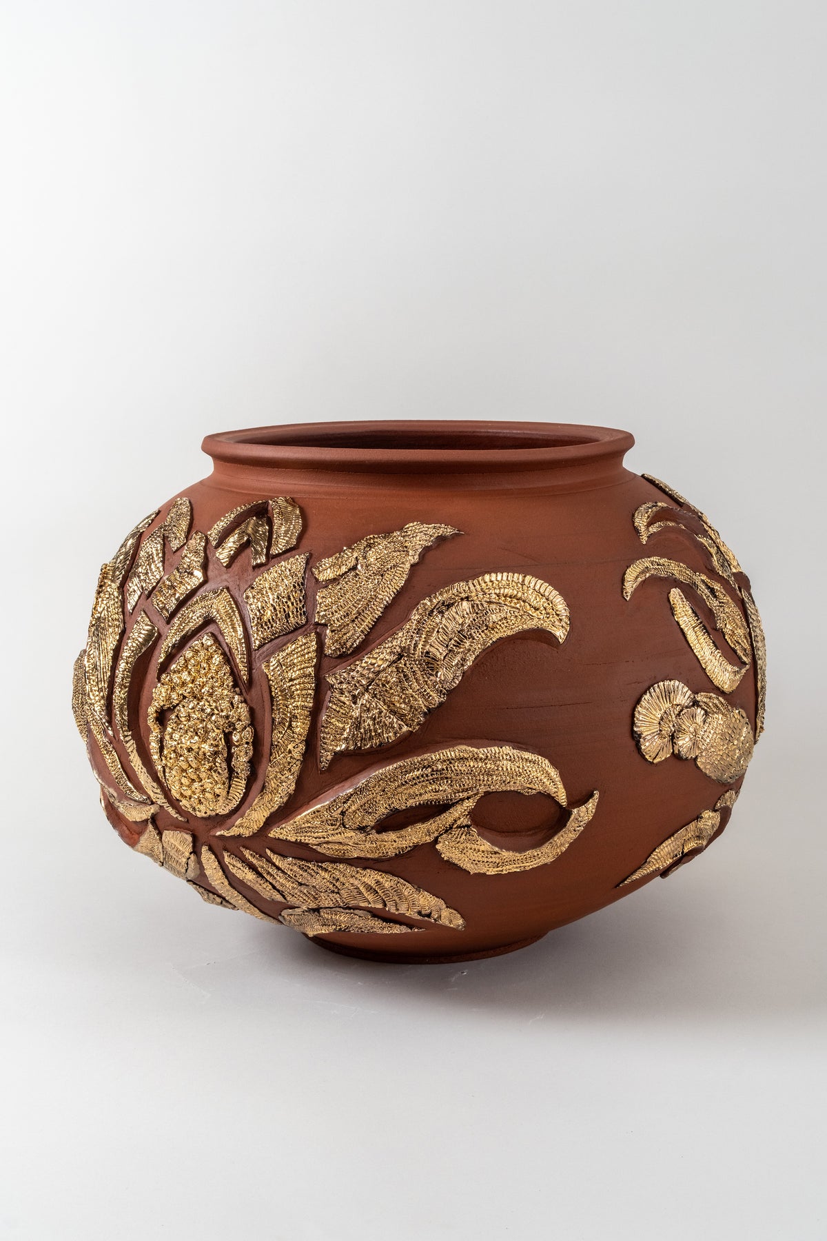 Lotus Golden Jar