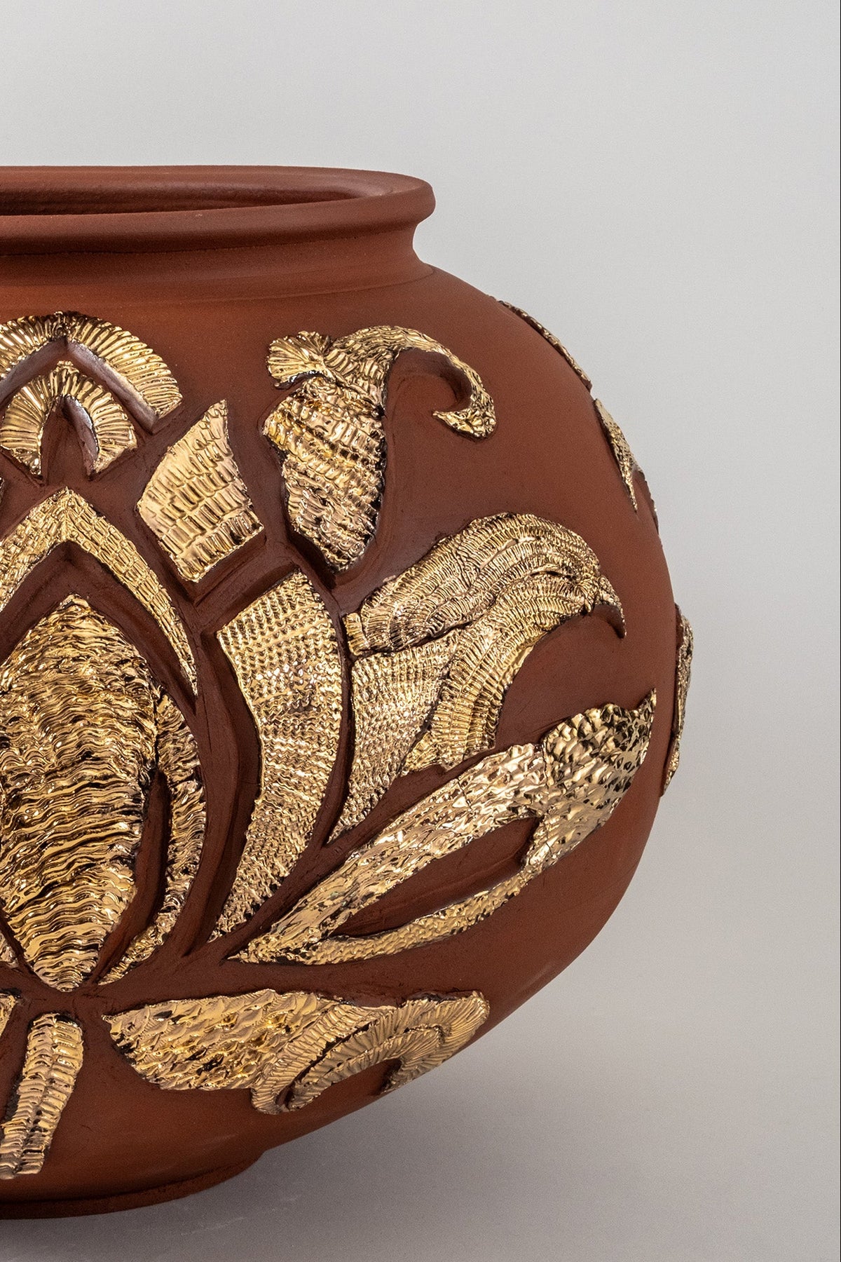 Lotus Golden Jar