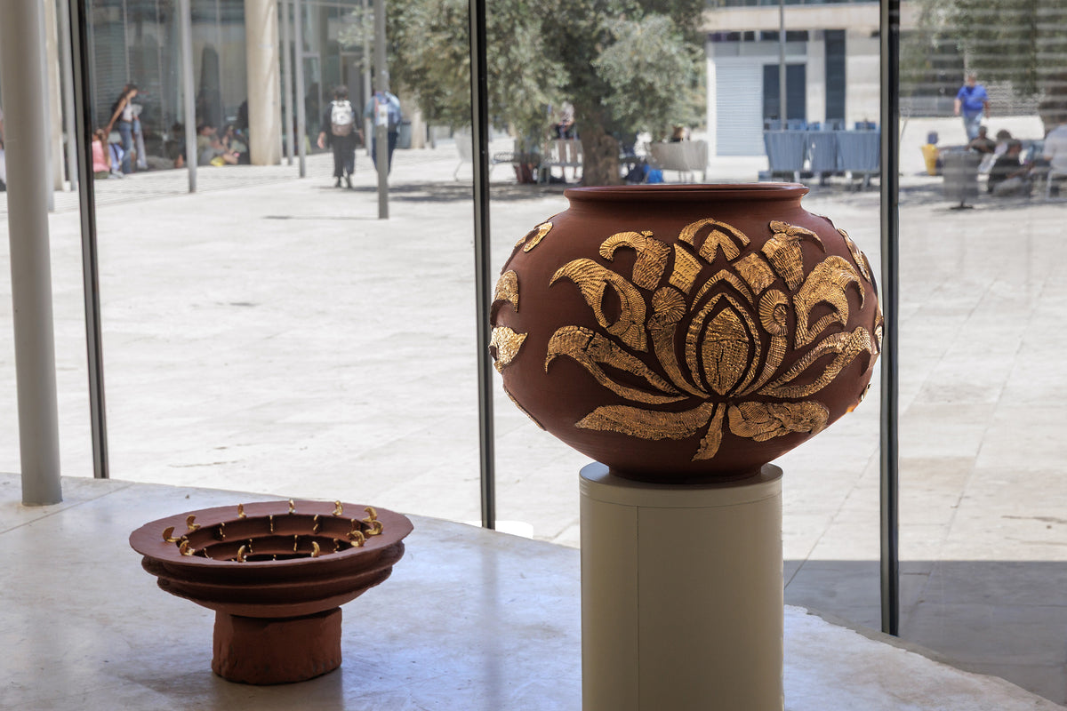 Lotus Golden Jar